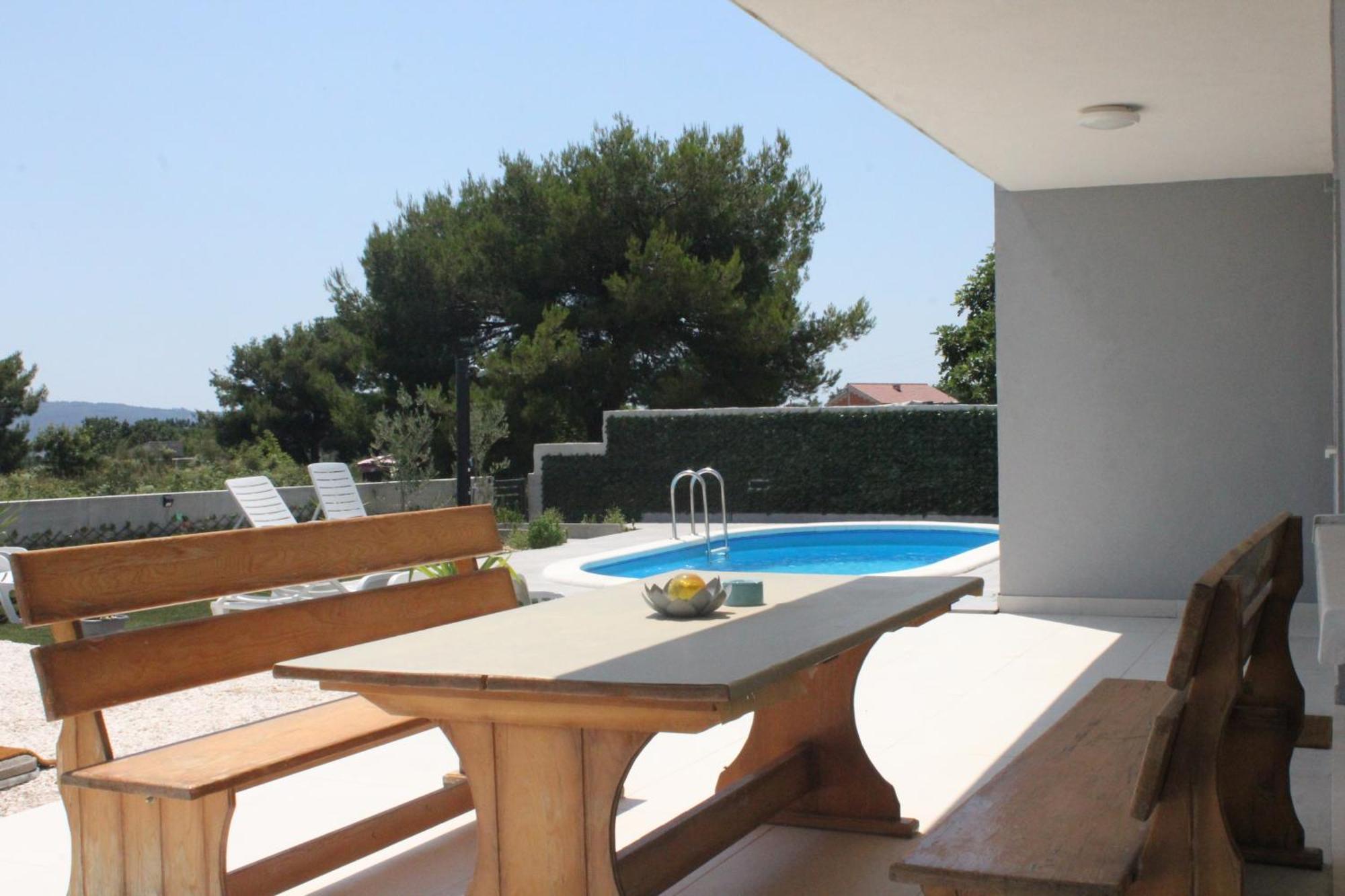 Villa Marta 3 Bedrooms, 2 Baths And Pool Kaštel Štafilić Esterno foto